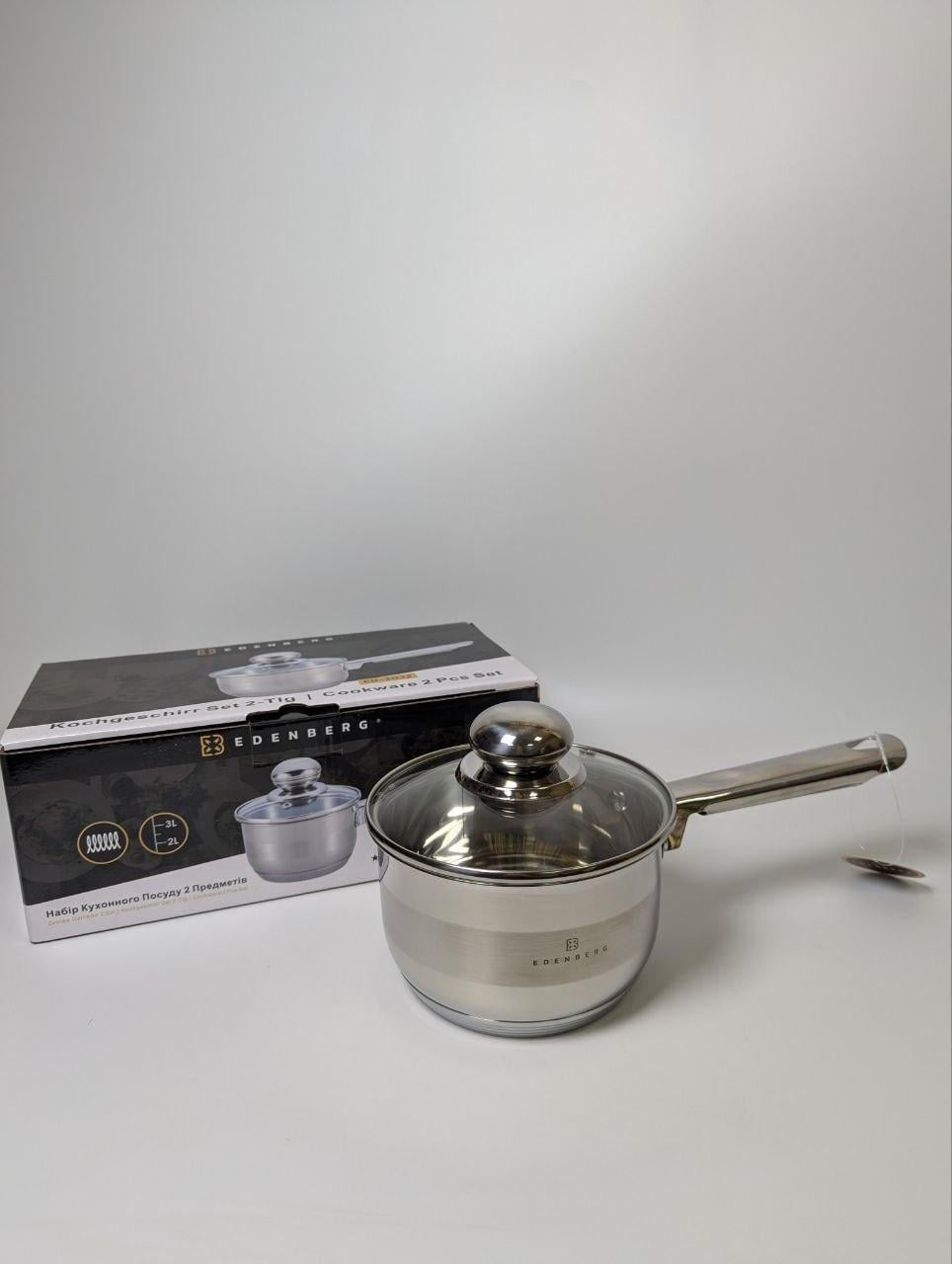 Ковш с крышкой Edenberg EB-3032 1 л (2979038080) Ковш с крышкой Edenberg EB-3032 1 л (2979038080)