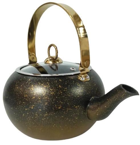 Чайник O.M.S. Collection 8212-L 2 л Чорно-золотий (1936365387) - фото 3 Чайник O.M.S. Collection 8212-L 2 л Чорно-золотий (1936365387) - фото 3