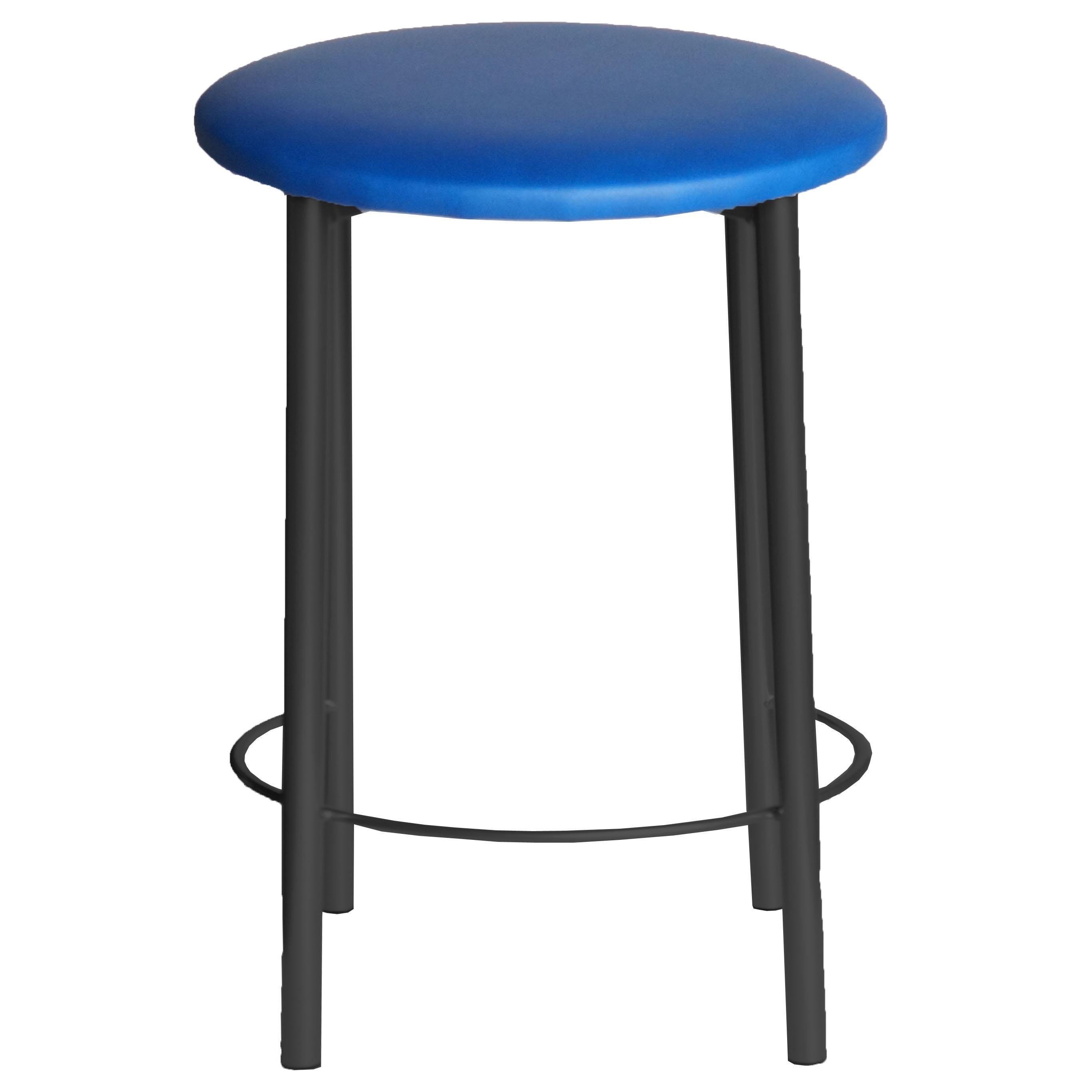 Полубарный табурет Марко кожзаменитель Синий (U26041-11)