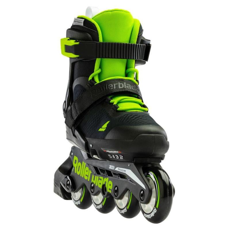 Ролики дитячі Rollerblade Microblade 2024 р. 28-32 Чорно-зелений (07221900T83) - фото 3 Ролики дитячі Rollerblade Microblade 2024 р. 28-32 Чорно-зелений (07221900T83) - фото 3
