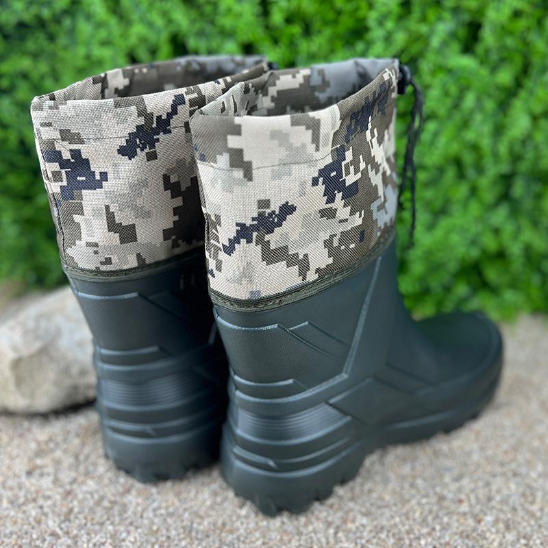 Чоботи чоловічі пінові з утеплювачем VS-005036-45 p. 43 28-28,5 см Зелений - фото 4 Чоботи чоловічі пінові з утеплювачем VS-005036-45 p. 43 28-28,5 см Зелений - фото 4