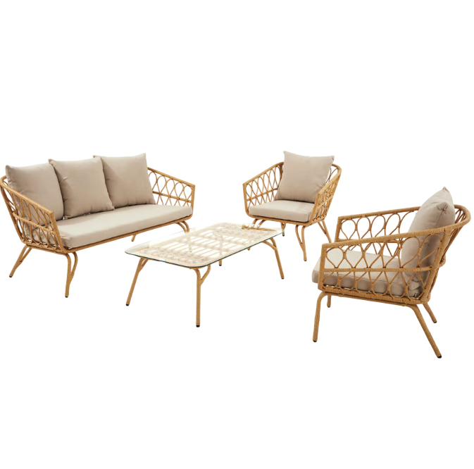 Комплект садовой мебели Di Volio Teramo Бежево-кремовый (3948)