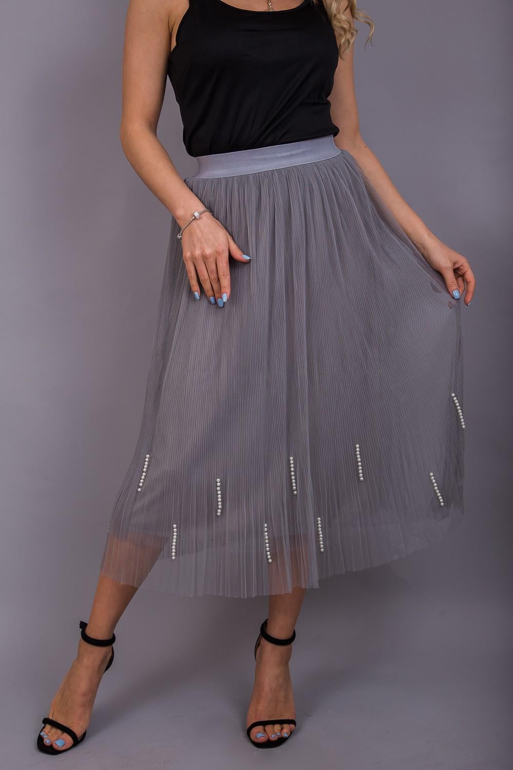 Юбка S Серый (9505910)