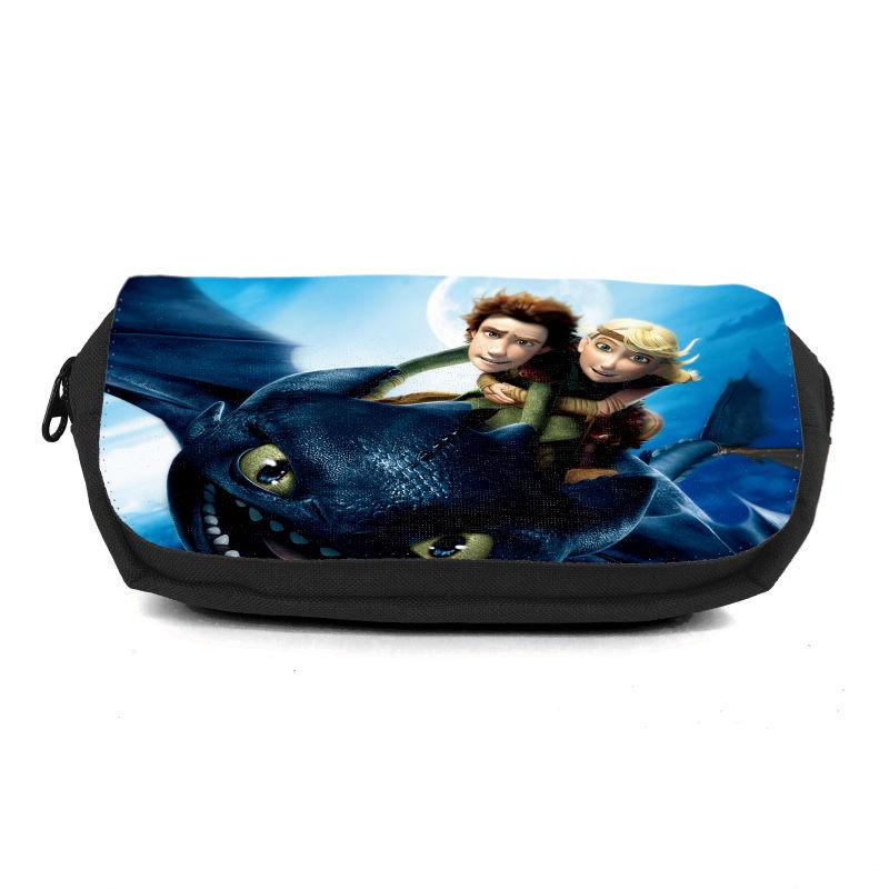 Пенал школьный Как приручить дракона DRG-0016 Черный (1467599781)