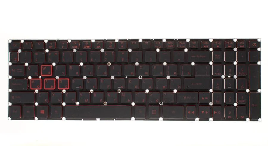 Клавиатура для ноутбука Acer Nitro AN515-42 Черный (162286)
