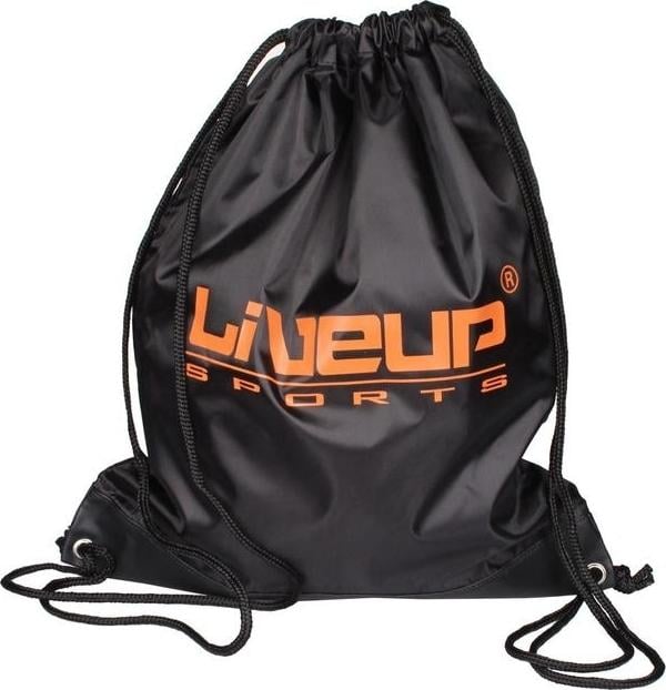 Сумка-мішок LiveUp SPORTS BAG Чорно-помаранчевий (LS3710-o) - фото 2