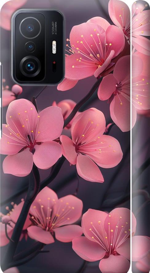 Чехол на Xiaomi 11T Пурпурная сакура (6075m-2487-42517)