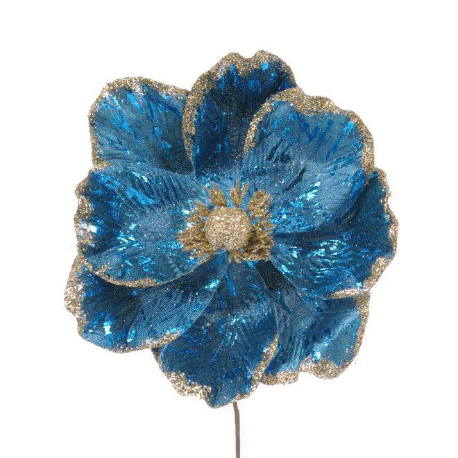 Цветок новогодний Flora Магнолия Изумрудный (13121)