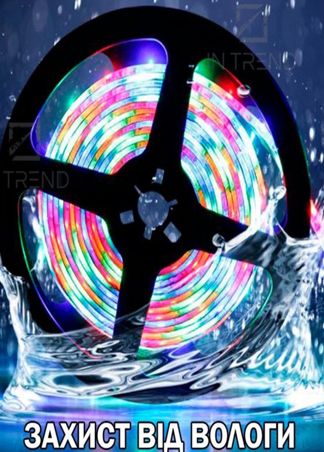 Стрічка світлодіодна UKC 5050 12 V RGB 16 режимів з пультом управління та блоком від розетки 5 м Різнокольоровий (50502U) - фото 5 Стрічка світлодіодна UKC 5050 12 V RGB 16 режимів з пультом управління та блоком від розетки 5 м Різнокольоровий (50502U) - фото 5