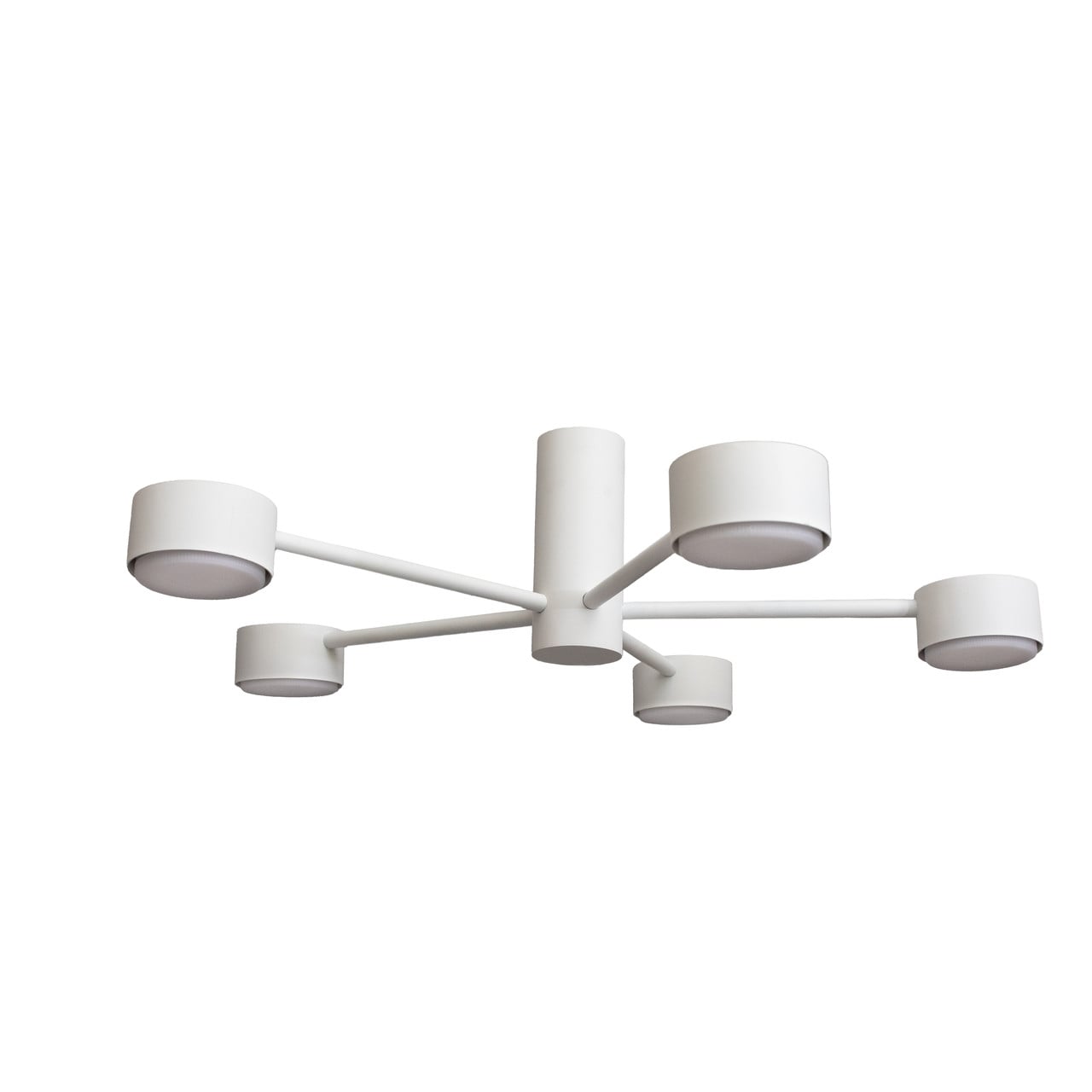 Люстра потолочная MSK ELECTRIC Copter GX53 NL 8041-5 WH Белый (618758)