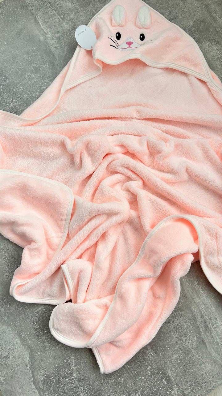 Рушник дитячий для купання Куток до 6 років з мікрофібри Рожевий (К8000-4) - фото 6 Рушник дитячий для купання Куток до 6 років з мікрофібри Рожевий (К8000-4) - фото 6