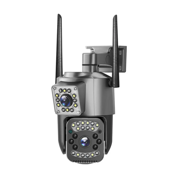 Камера наблюдения уличная 4G WIFI V380 наружная поворотная двойная (536831134)