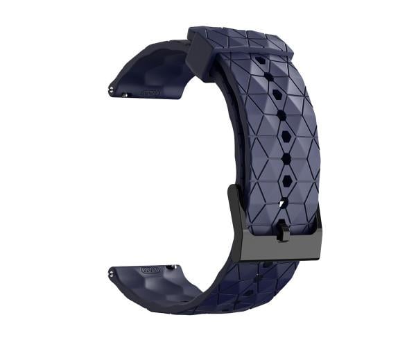 Ремешок силиконовый Structural Rhombus для Samsung Watch 7 20 мм Синий