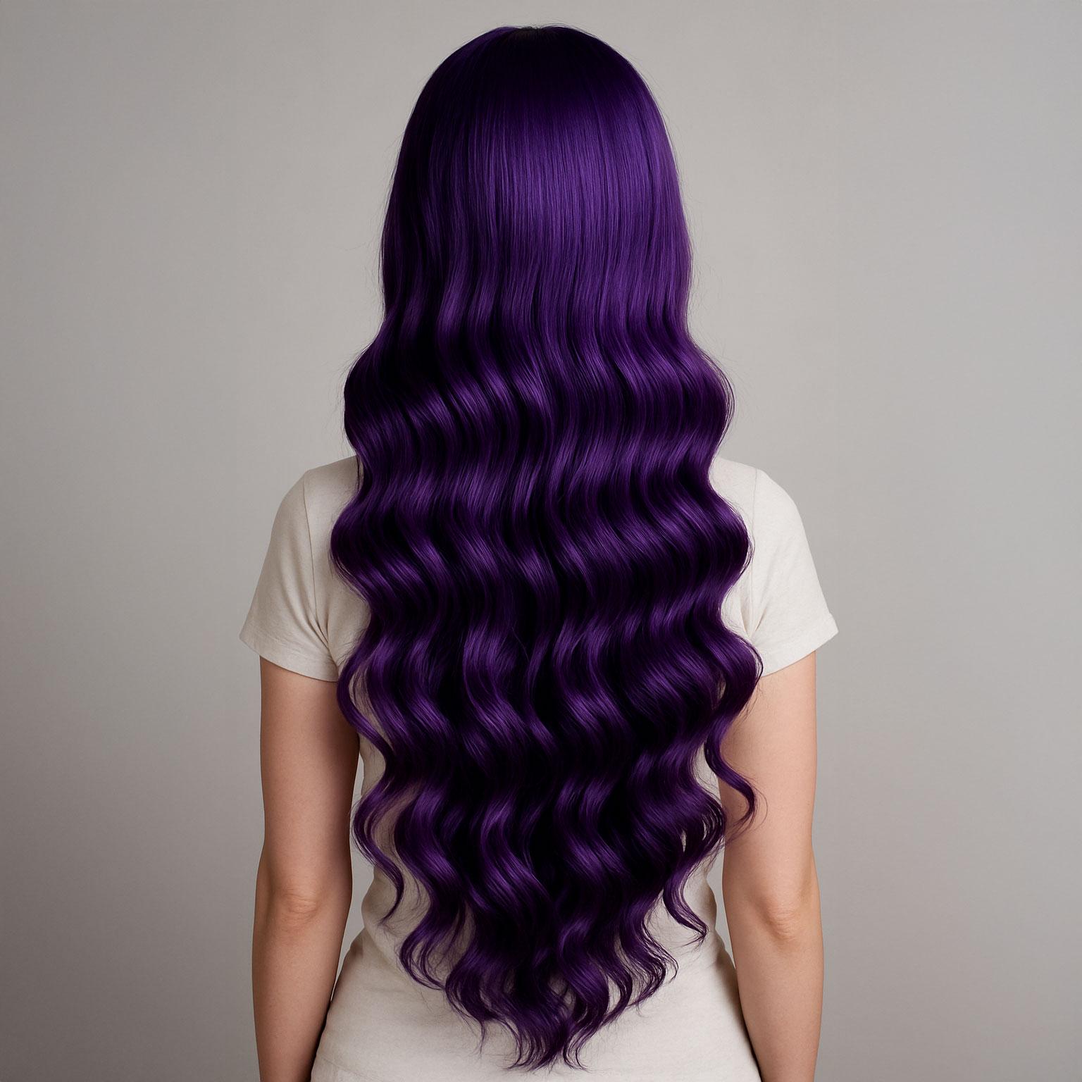 Перука хвиляста фентезі косплей канекалон термостійкий 80 см Фіолетовий (K0710-10) - фото 2 Перука хвиляста фентезі косплей канекалон термостійкий 80 см Фіолетовий (K0710-10) - фото 2
