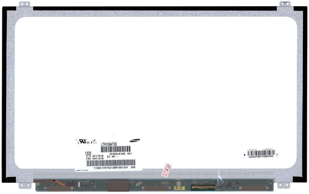 Матрица для ноутбука Матрица для ноутбука 15,6" Slim 40 pin справа 1366x768 LED крепления сверху глянцевая для Samsung LTN156AT30