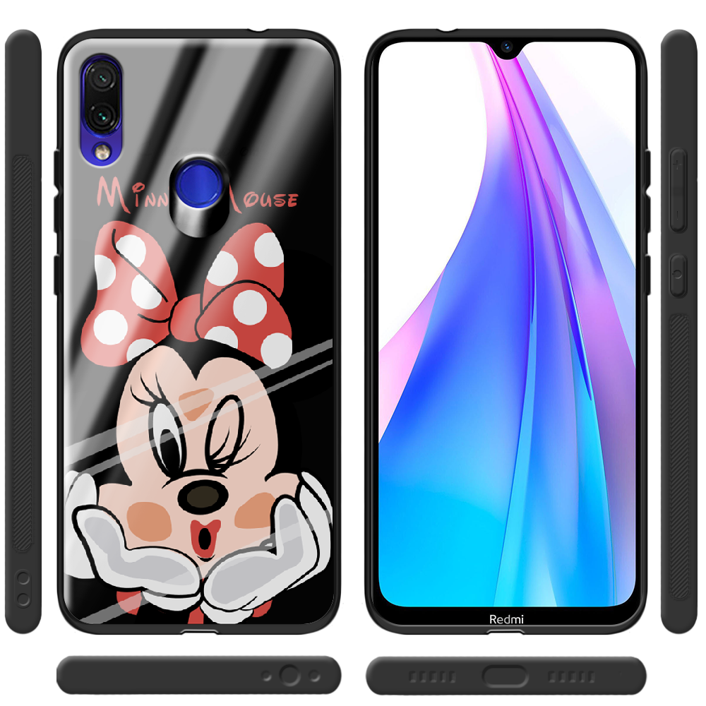 Чохол Boxface Xiaomi Redmi Note 7 Lady M Чорний силікон зі склом (36202-cc59-37748) - фото 2 Чохол Boxface Xiaomi Redmi Note 7 Lady M Чорний силікон зі склом (36202-cc59-37748) - фото 2