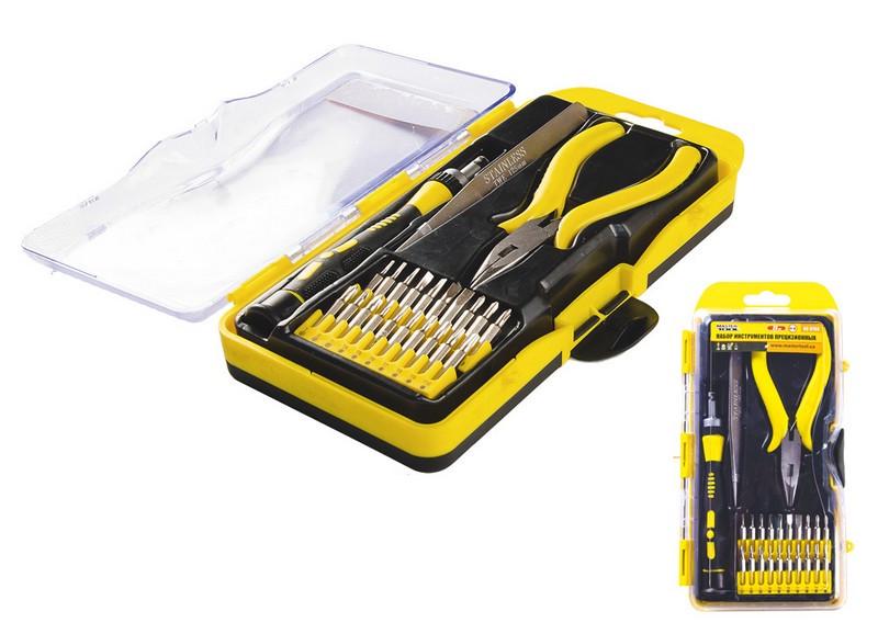 Набір викруток та інструментів Mastertool 23 елеманта точних (40-0166) - фото 2 Набір викруток та інструментів Mastertool 23 елеманта точних (40-0166) - фото 2