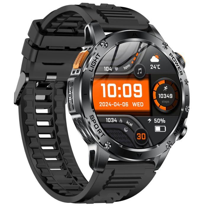 Смарт-годинник UWatch Smart Power Ultra Black Rubber (2053) - фото 3 Смарт-годинник UWatch Smart Power Ultra Black Rubber (2053) - фото 3