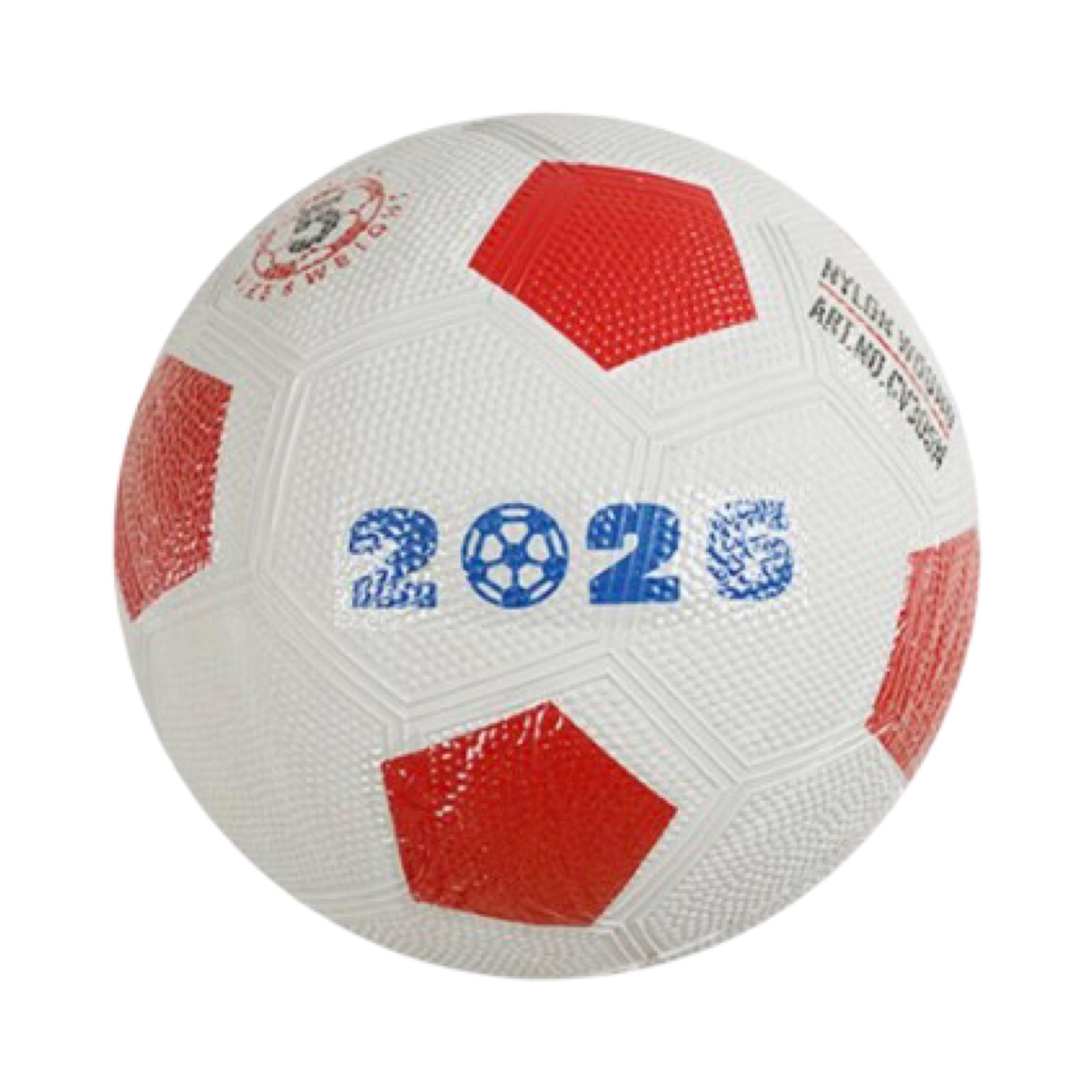 Футбольный мяч C 70345-1 PVC р. 5 Красный (34795174)