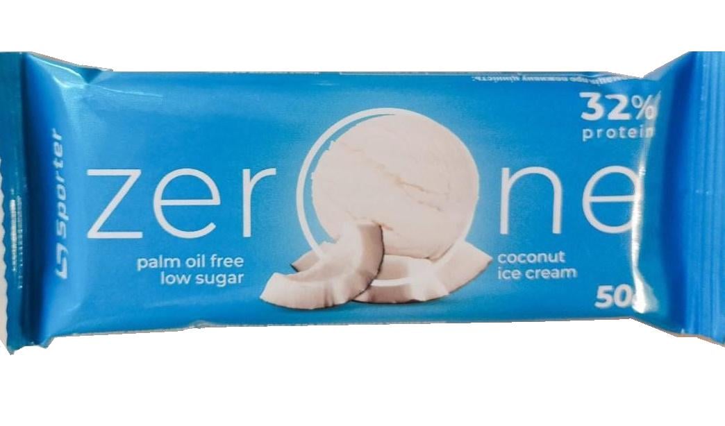 Протеїновий батончик Sporter Zero One 25 Coconut Ice Cream 50 g