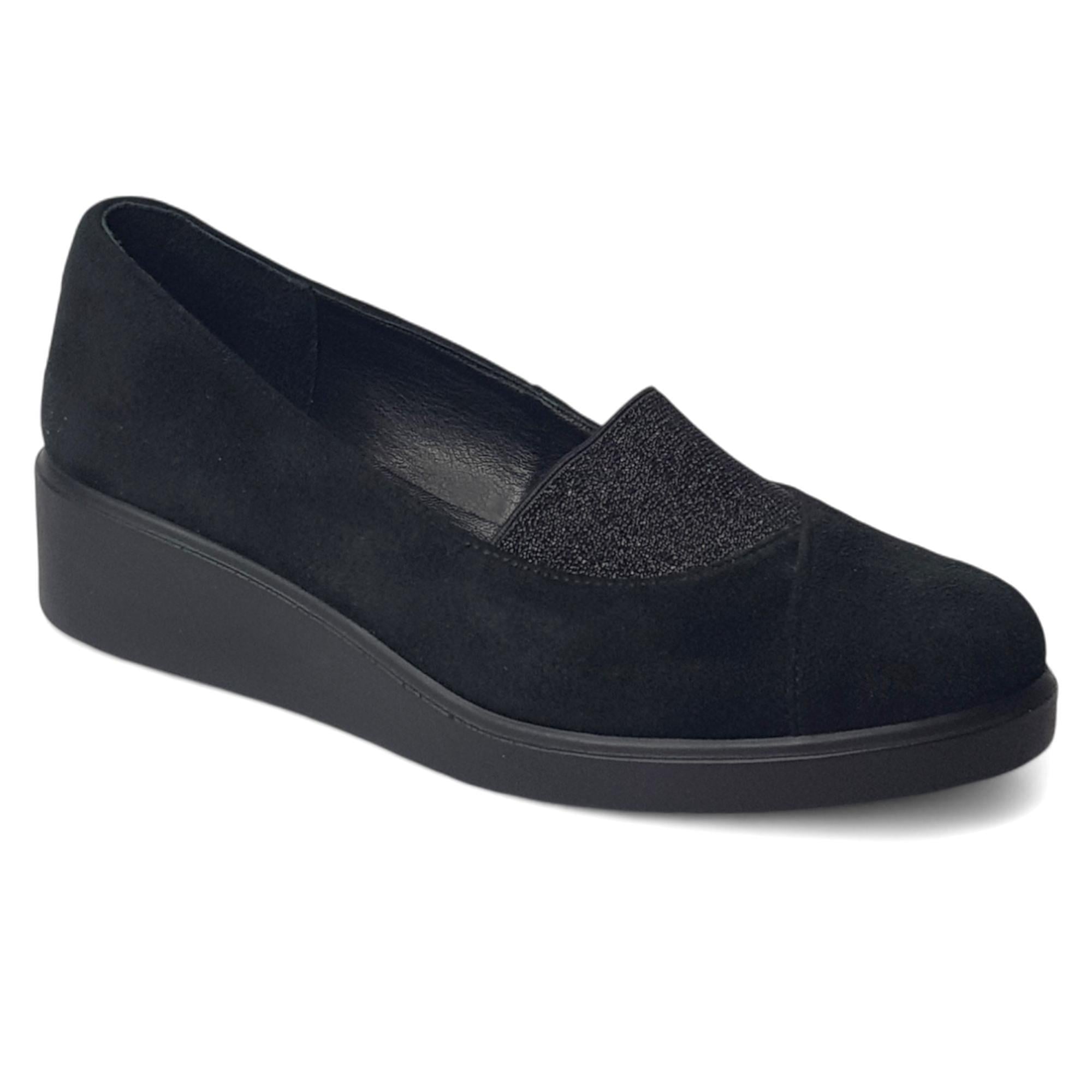 Туфлі жіночі осінні Larsena повсякденні р. 37 Чорний (035567-37)