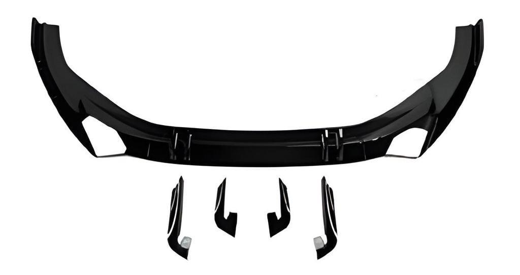 Накладка передняя GT Tuning Lip Audi A4 V-3 B9 2015-2024 гг. пластик Черный (26690164)