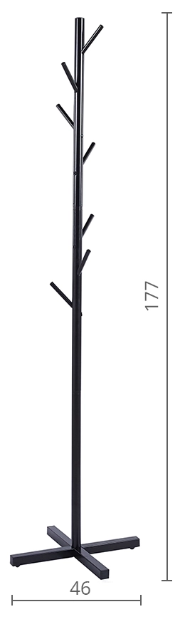 Вішалка для підлоги АКЛАС Магнол VKY-6023b Чорний - фото 9