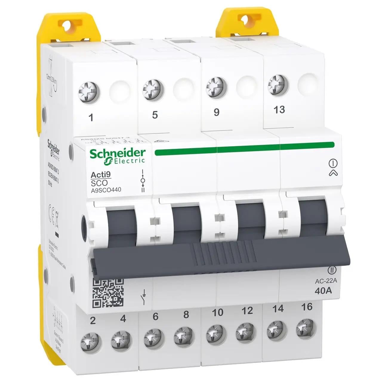 Перемикач трипозиційний 4P 40A iSSW Acti9 A9SCO440 Schneider Electric перекидний автомат резерв