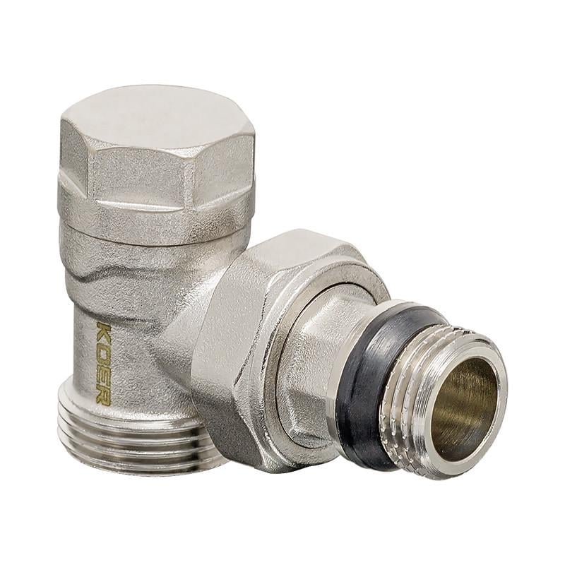 Комплект для підключення радіатора KOER SET-16 осьовий з термоголовкою ЗЗ 1/2"x3/4" (KR3179) - фото 3 Комплект для підключення радіатора KOER SET-16 осьовий з термоголовкою ЗЗ 1/2"x3/4" (KR3179) - фото 3