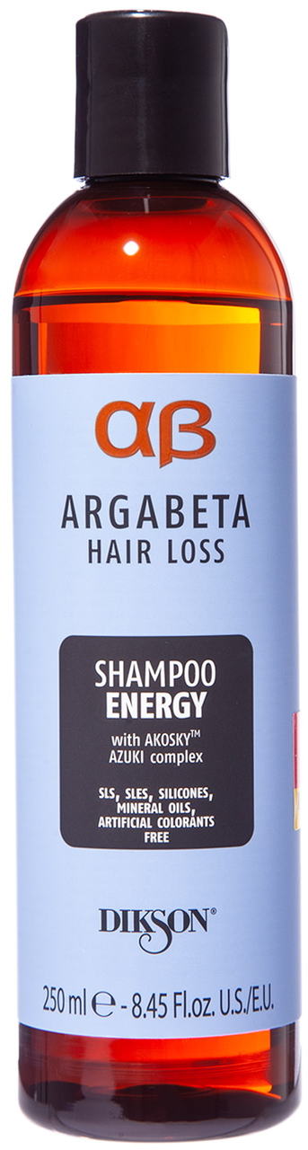 Шампунь от выпадения волос Dikson Argabeta Vegan Shampoo Energy 250 мл - фото 1