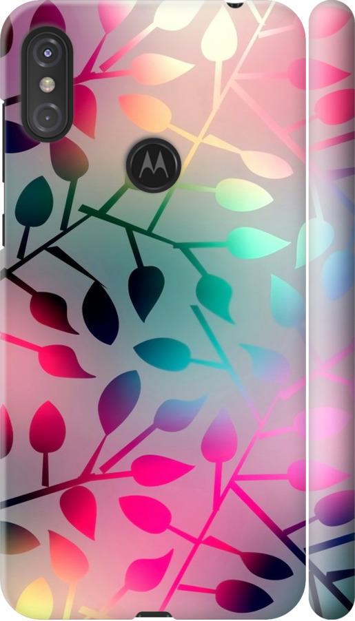 Чехол на Motorola One Power Листья (2235m-1588-42517) Чехол на Motorola One Power Листья (2235m-1588-42517)