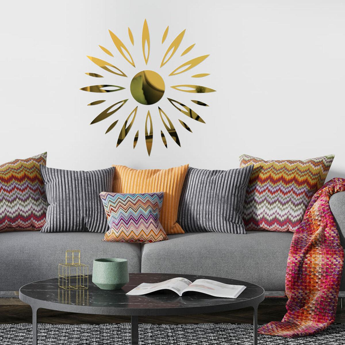 Декор зеркальный акриловый самоклеящийся 25 шт. Золотой (SW-00002522) - фото 5 Декор зеркальный акриловый самоклеящийся 25 шт. Золотой (SW-00002522) - фото 5