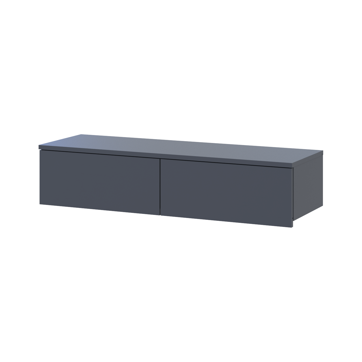 Туалетный столик Левия 2Ш 100х32х22 см Графитовый (41516089)