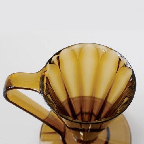 Пуровер CAFEC Tritan Flower Dripper DEEP 27 Brown (FDD-27CBR) - фото 3