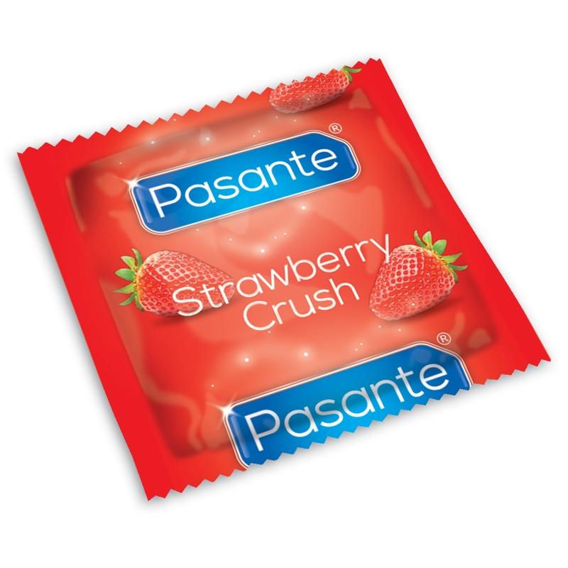 Презервативы оральные Pasante Strawberry Crush с клубничным латексным вкусом 6 шт. (1050KA-1) Презервативы оральные Pasante Strawberry Crush с клубничным латексным вкусом 6 шт. (1050KA-1)