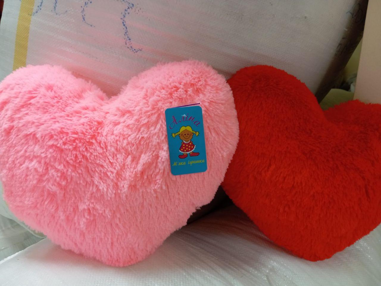 М'яка іграшка подушка Серце 15 см Рожевий (23813) - фото 2 М'яка іграшка подушка Серце 15 см Рожевий (23813) - фото 2