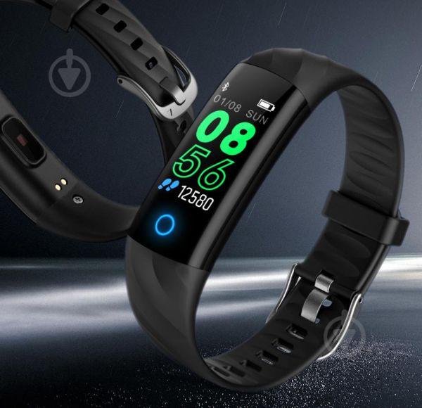 Фитнес-браслет Smart Band UMax S5 Тонометр Черный (gcqS47598) - фото 7