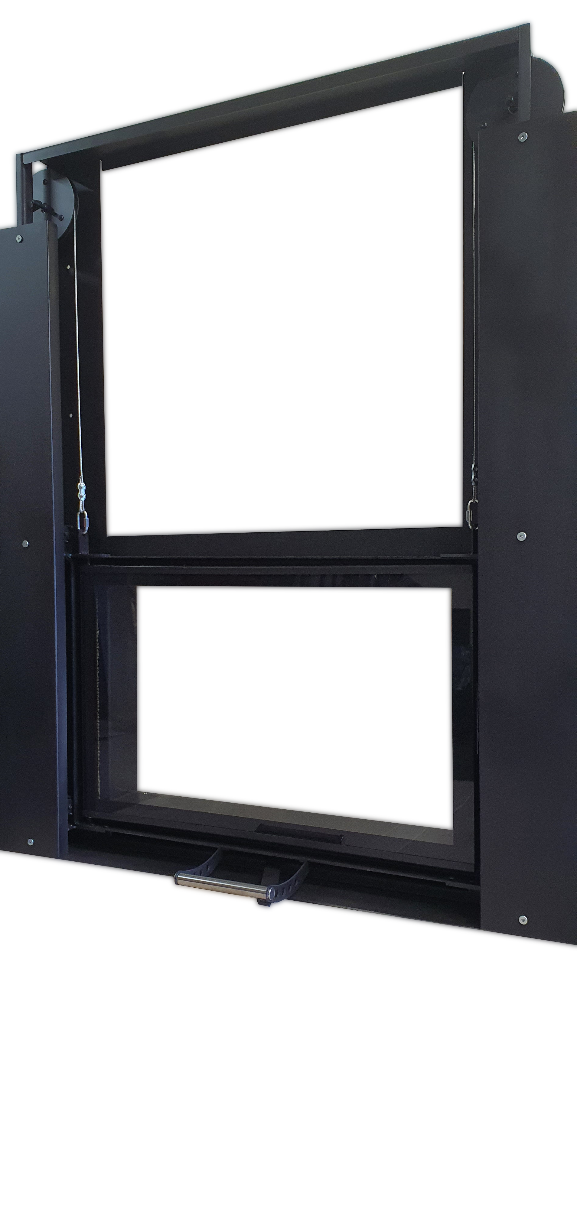 Дверцы для камина 1000х800 мм Черный (25791669)