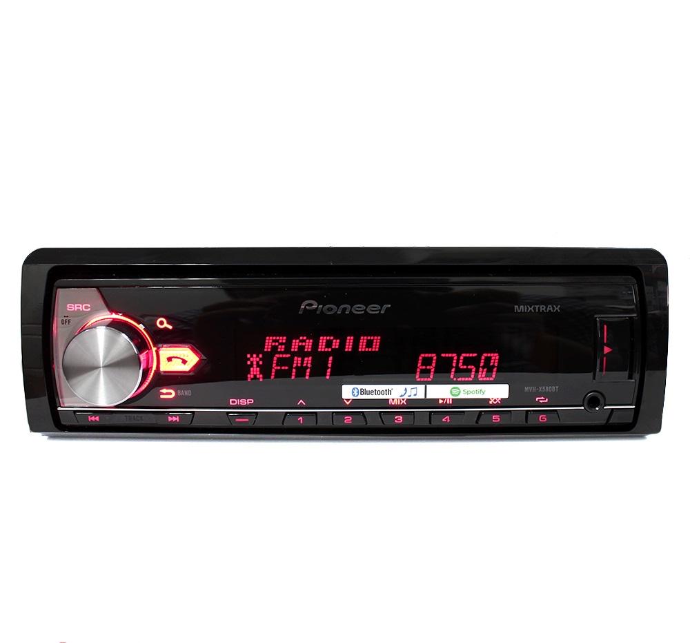 Автомагнитола Pioneer 580BT USB/microSD/FM/AUX + Bluetooth с микрофоном 4x50 Вт