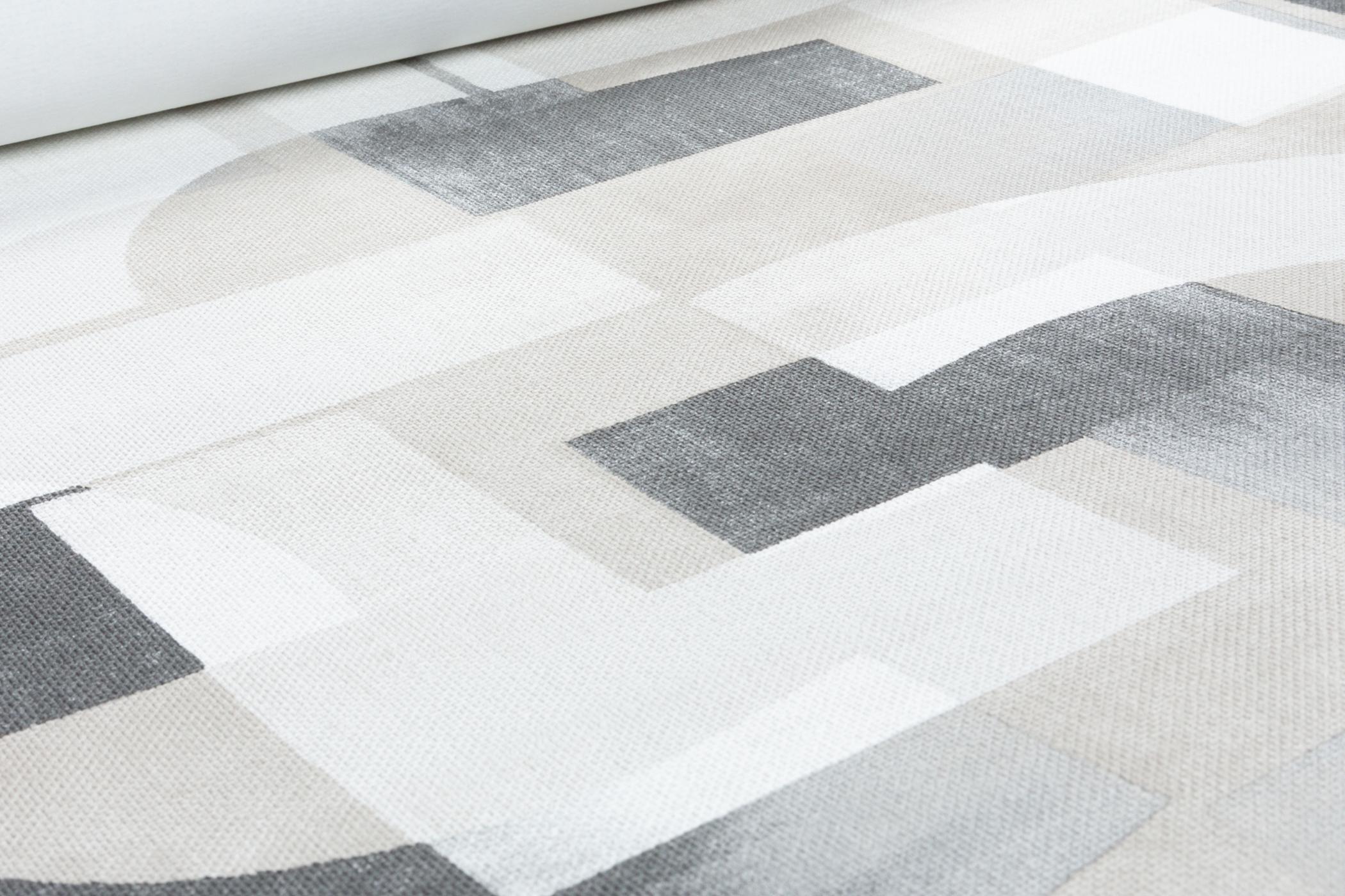 Обои флизелиновые GrandecoLife Karuna A76002 Декор винил горячего тиснения 0,53х10,05 м Графитовый