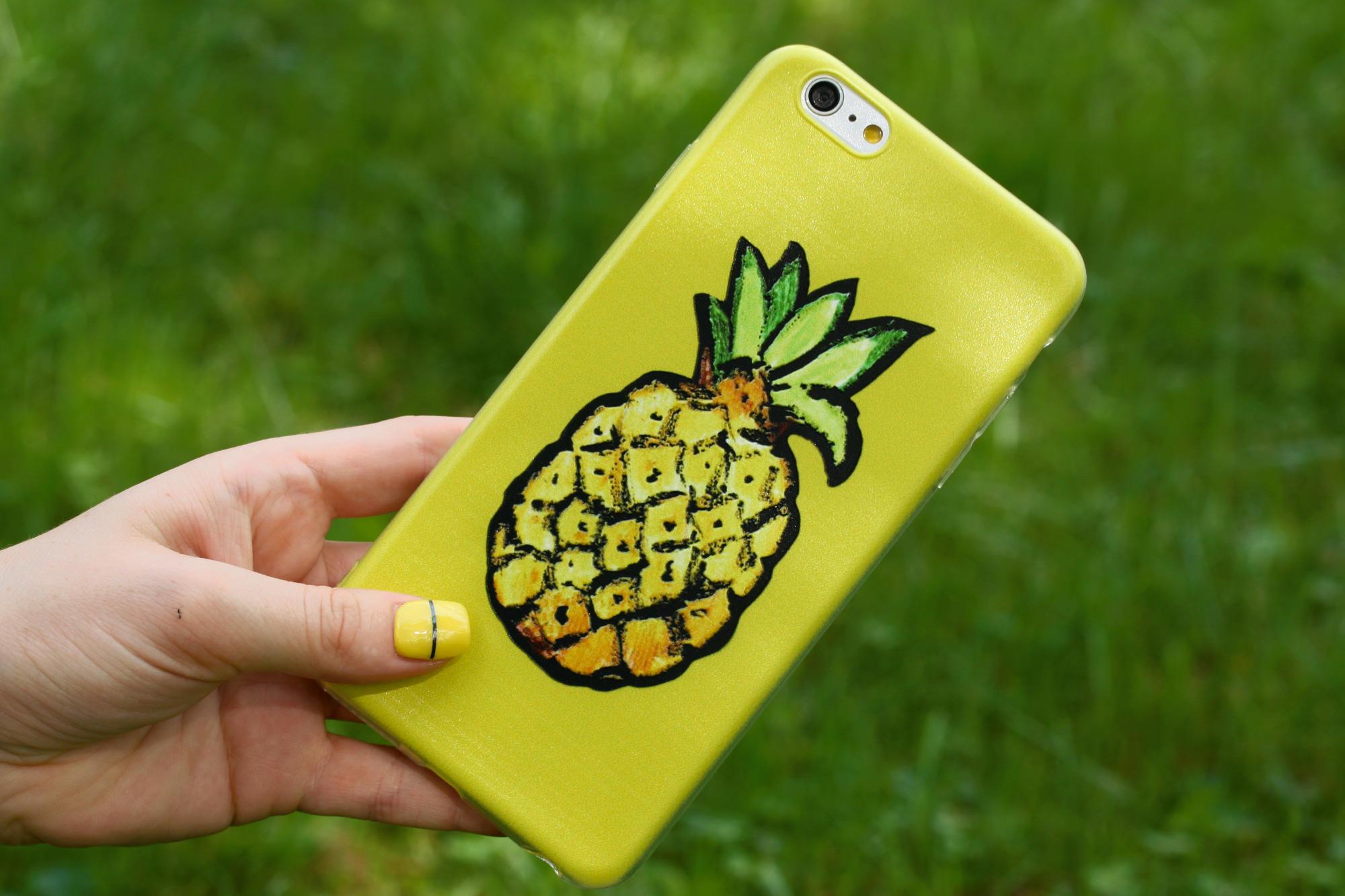 Силиконовый чехол Zorrov для Apple iPhone XR - Sunny  pineapple (11170040086051883) - фото 3