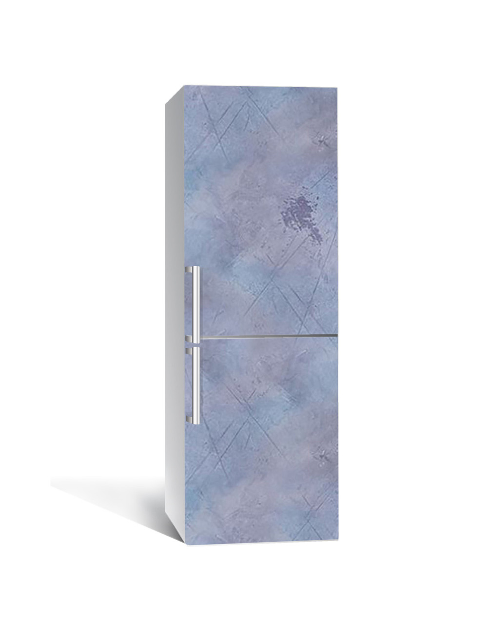 Наклейка 3D на холодильник Zatarga "Царапины на льду" виниловая 650х2000 мм