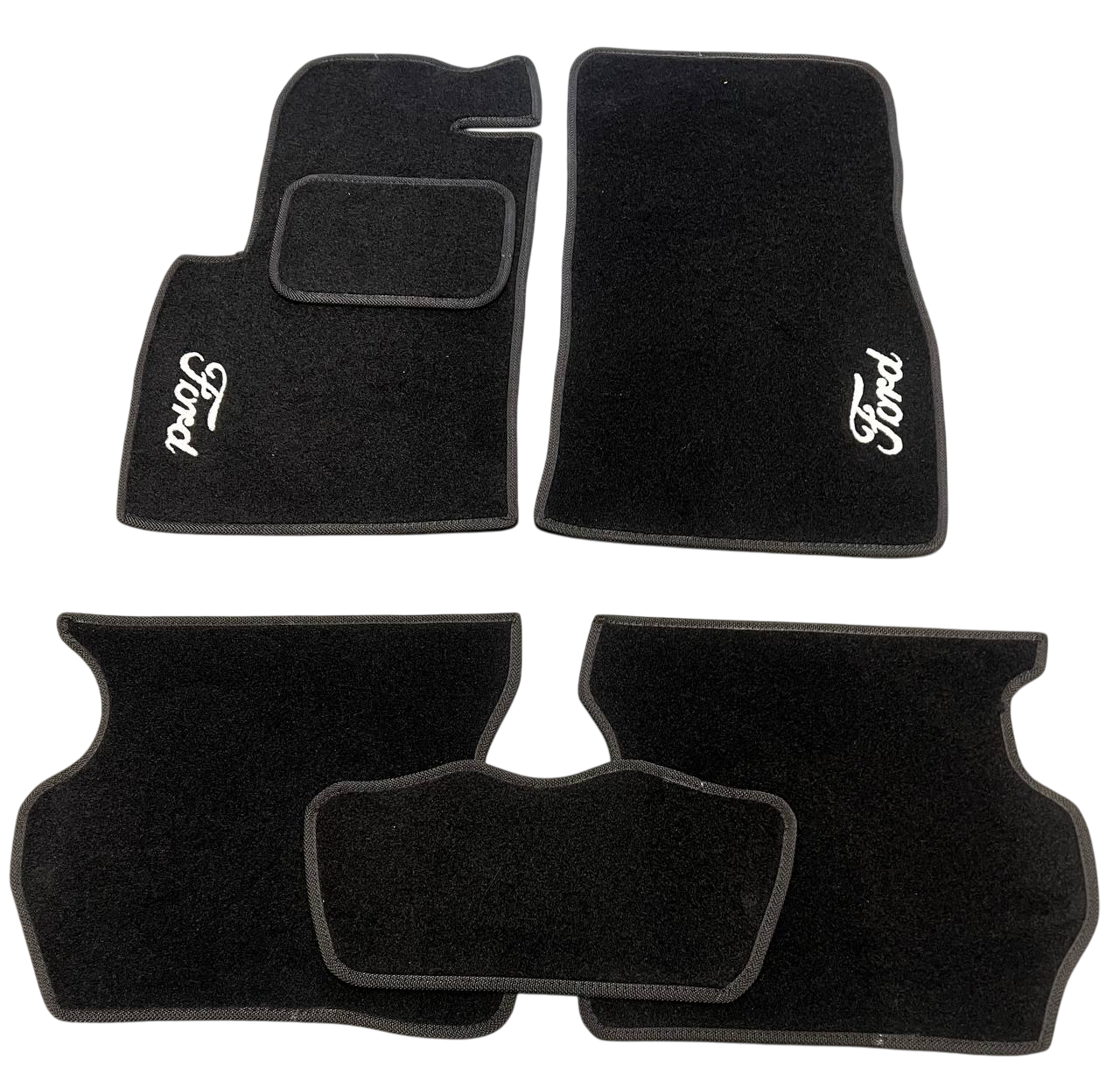 Коврики в салон ворсовые для Ford Fiesta 2002-2008 BLCCR1148 5 шт. Черный (27327146)
