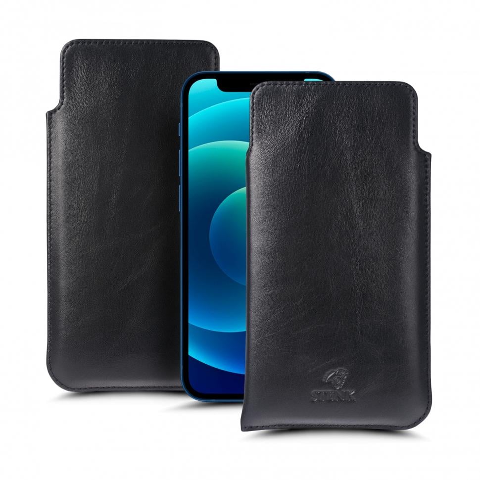 Футляр Stenk Elegance для Apple iPhone 12 Черный (67383)