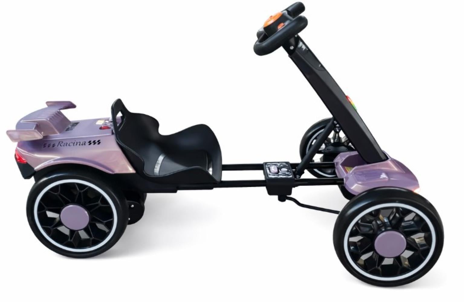 Электрокарт детский с пультом управления Spoko SP-V19 аккумуляторный 12V4,5 Сиреневый (147-76-42412335)