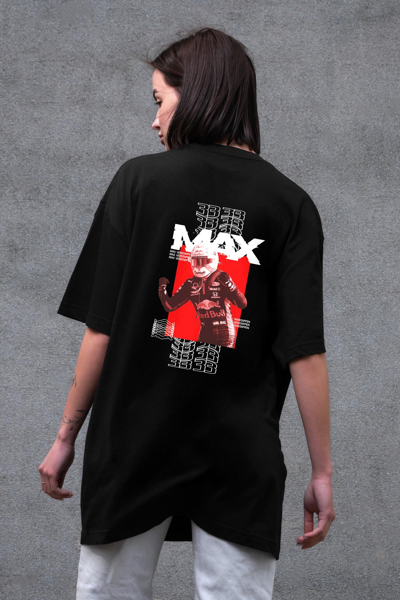 Футболка женская Without с принтом Max оверсайз 2XL/3XL Black (2XL8049645)