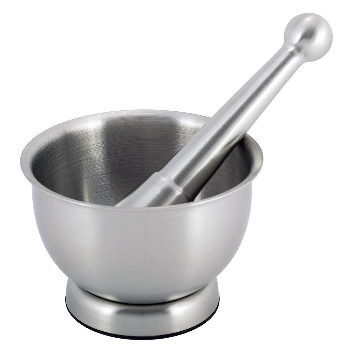 Ступка с пестиком Kamille из нержавеющей стали для специй (8840)