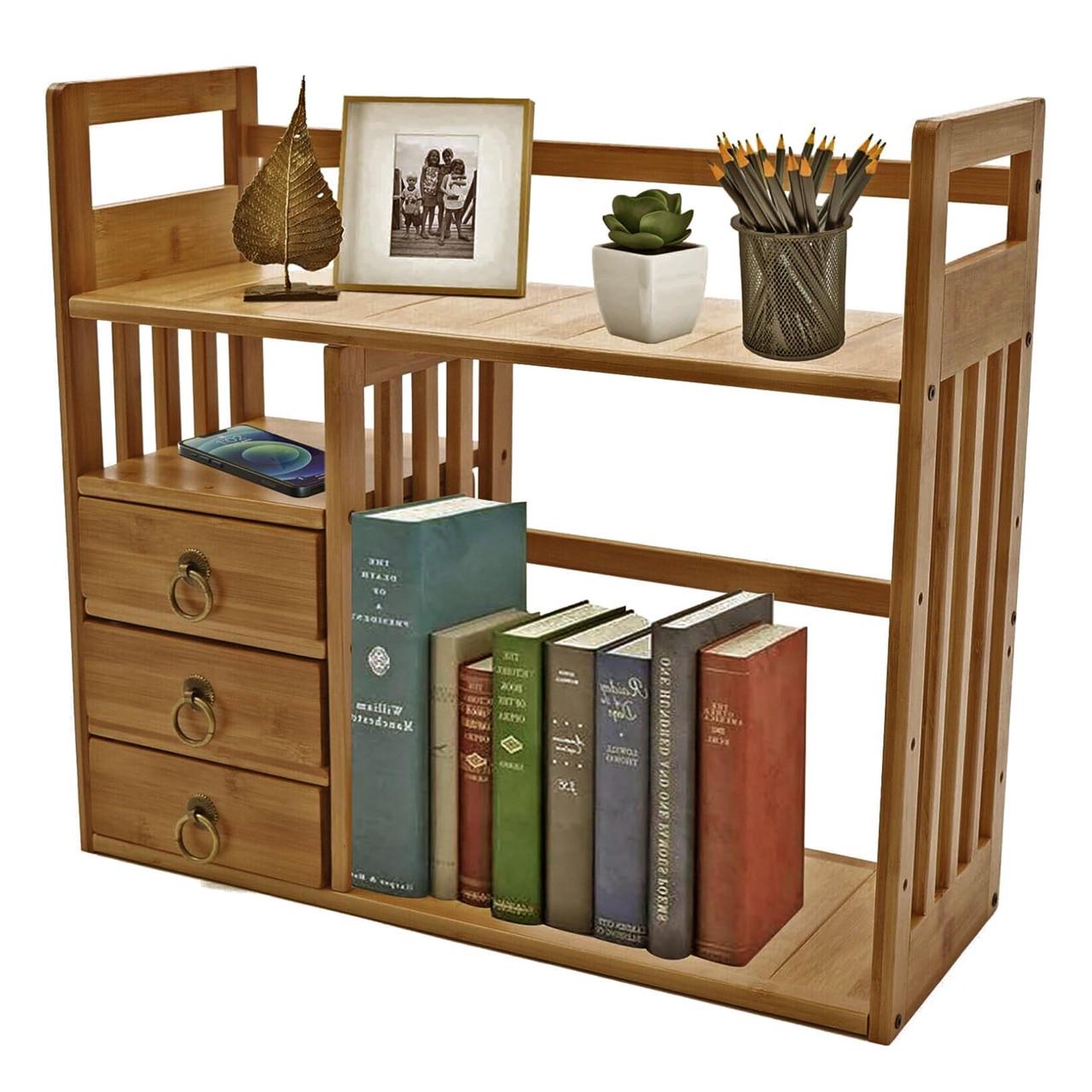 Полка книжная настольная из дерева Гериния Тектона (КПА-018124)