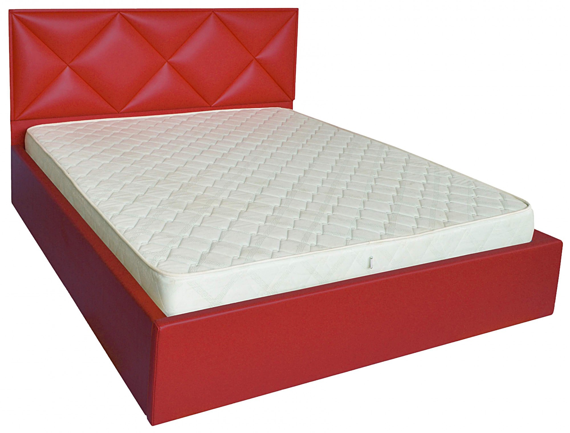 Кровать с подъемным механизмом двуспальная Leeds Comfort Флай 2210 180х190 см Красный