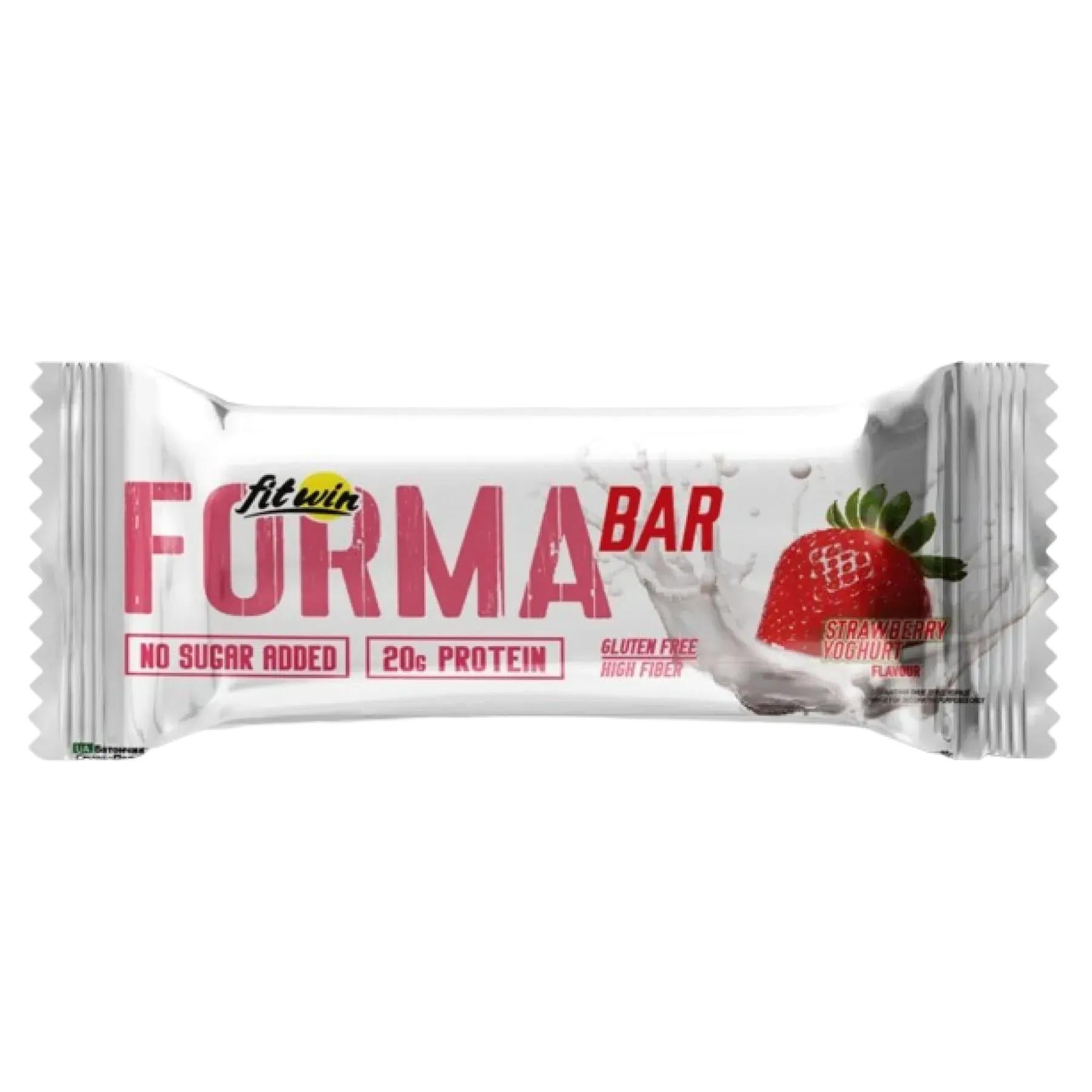 Протеиновый батончик FitWin FORMA BAR без сахара 60 г Клубничный йогурт (FOR-002)